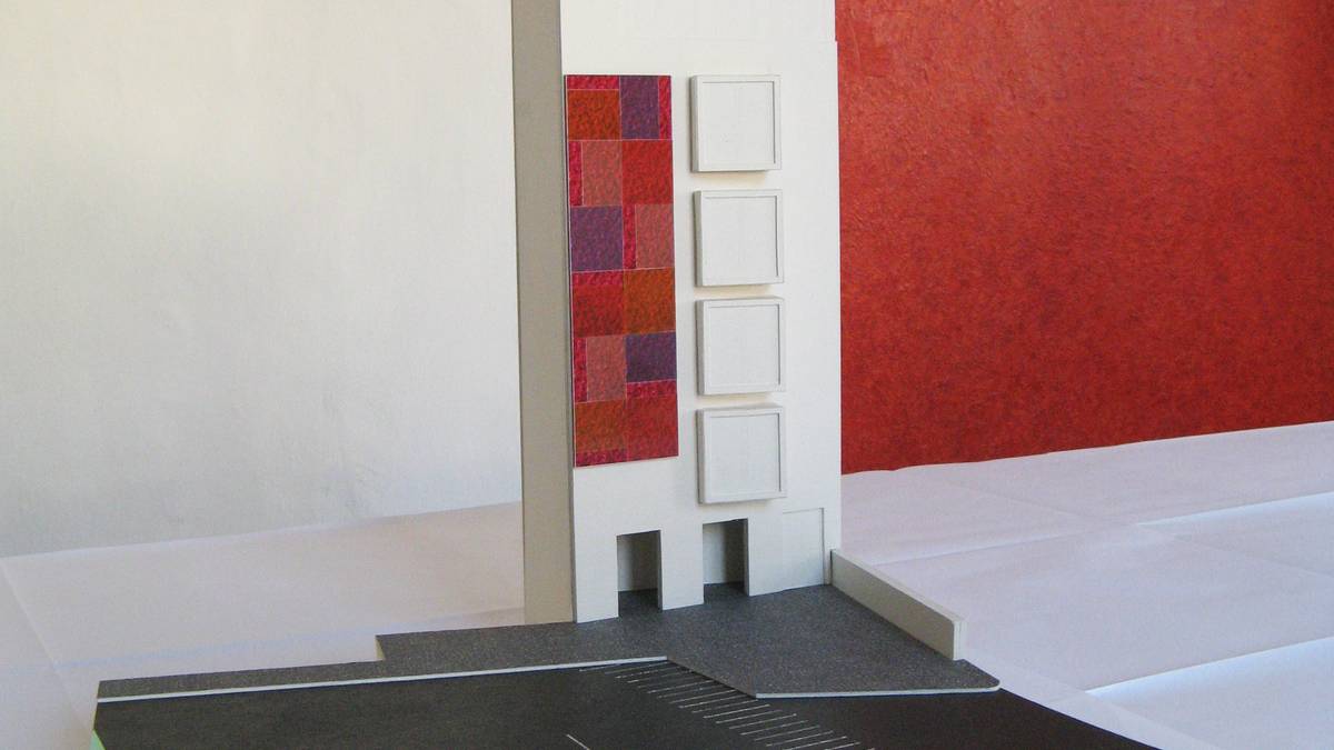 Public ideas competition for the artistic design of the west facade and forecourt - submission model